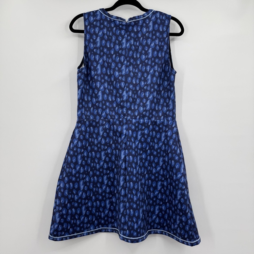 SSyS The Label Romper Dress Womens Large Blue Animal Print Tropical Vacation - Picture 4 of 12